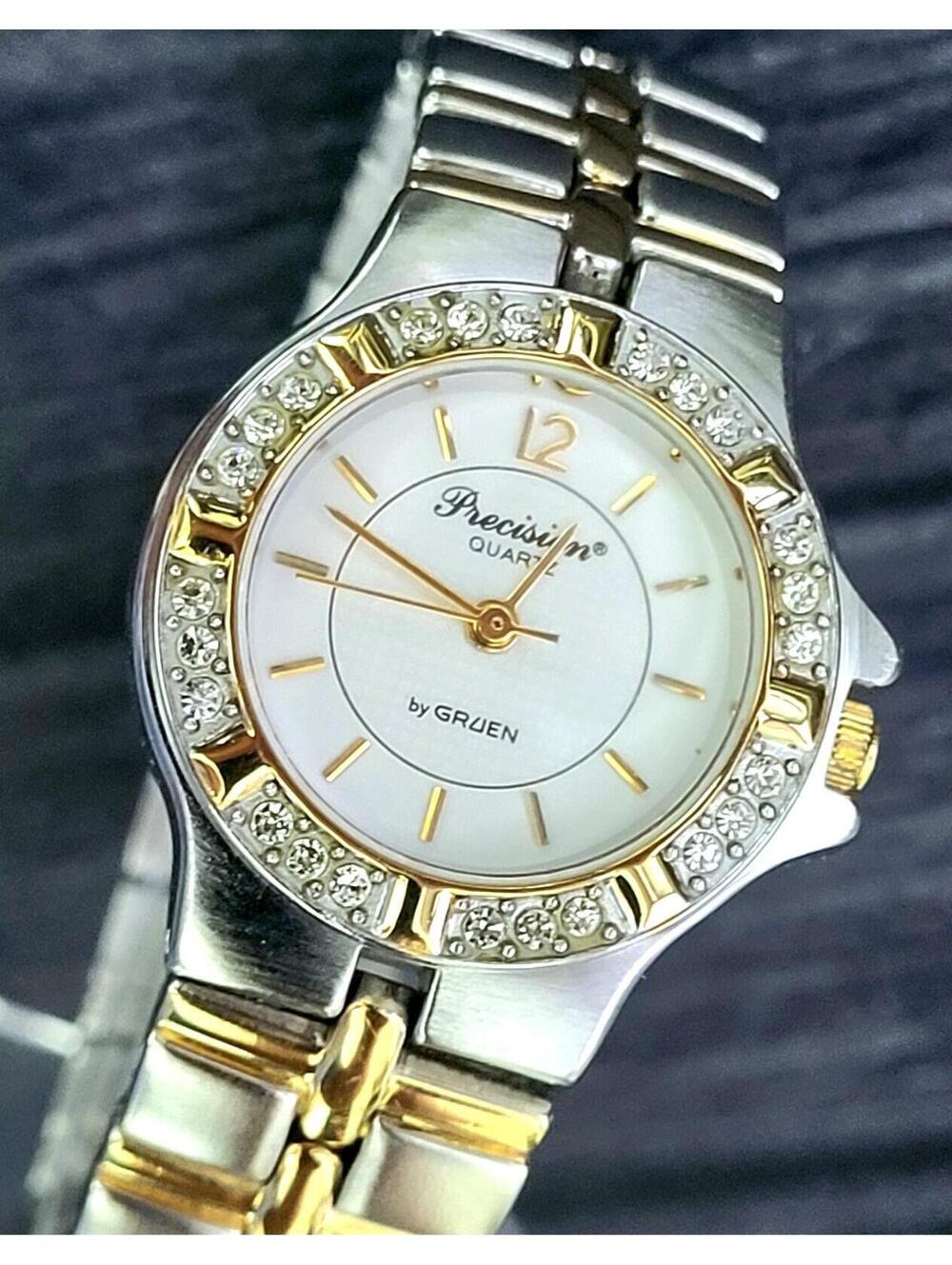 Rare Gruen Precision Diamond Collection Womens Dress Watch